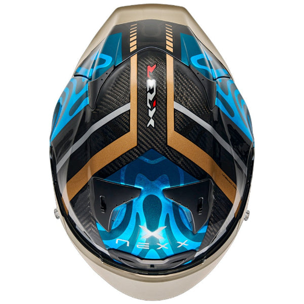 Capacete NEXX X.R3R CARBONO SWIRL SKY BLUE