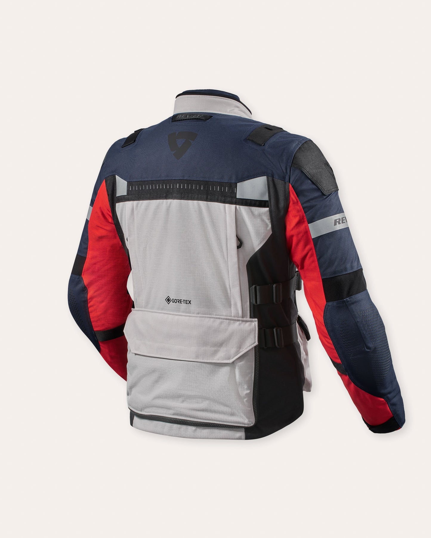 REV'IT BLUSÃO DEFENDER 3 GTX VERMELHO / AZUL - Motoboxe