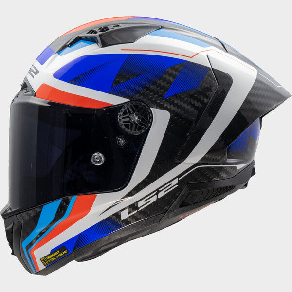 Capacete LS2 THUNDER RAUTE BRANCO / AZUL / VERMELHO
