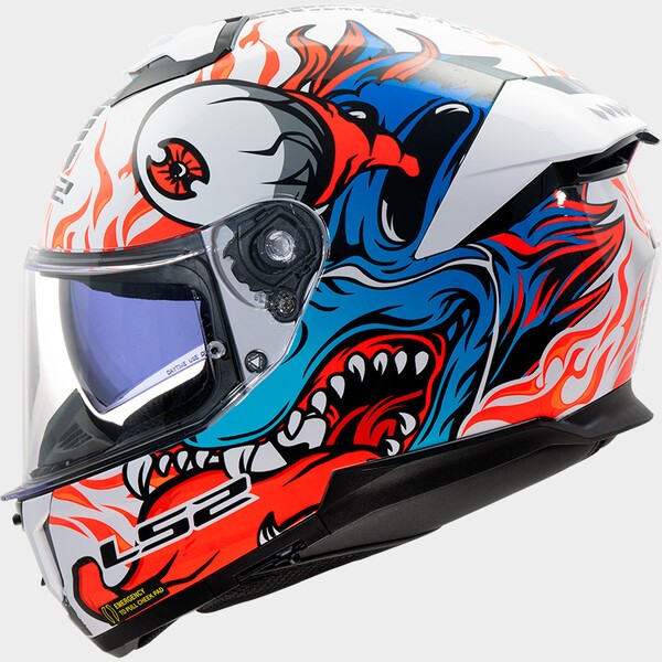 Capacete LS2 STREAM II INFERNO - Motoboxe