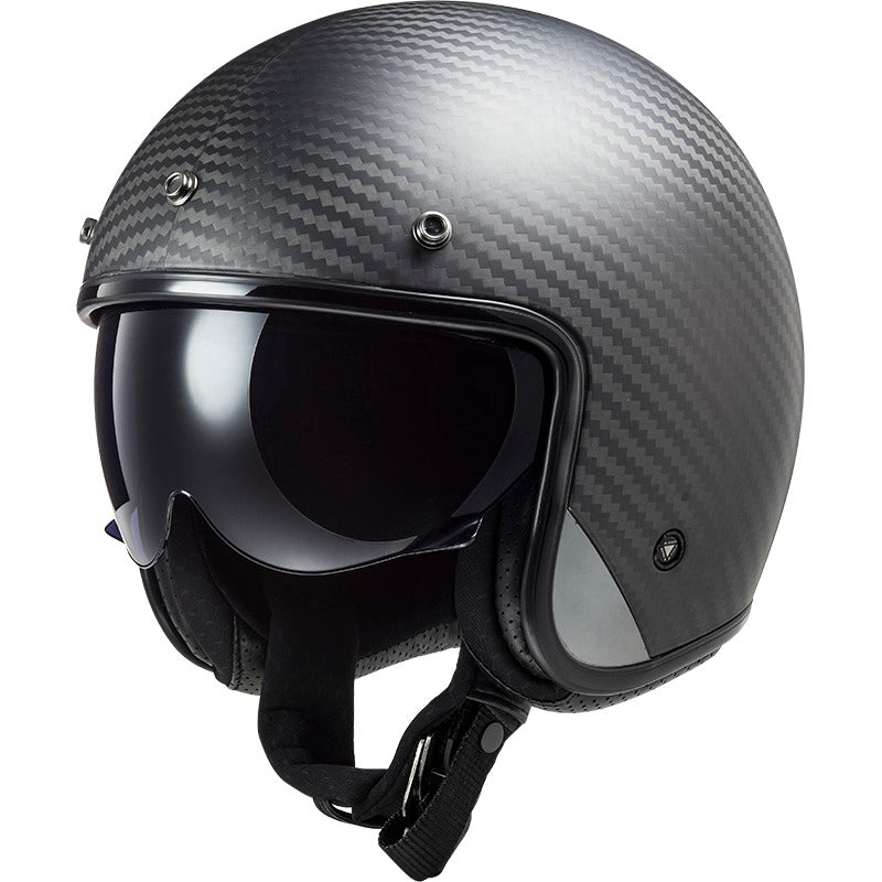 Capacete LS2 OF601 BOB - CARBONO - Motoboxe