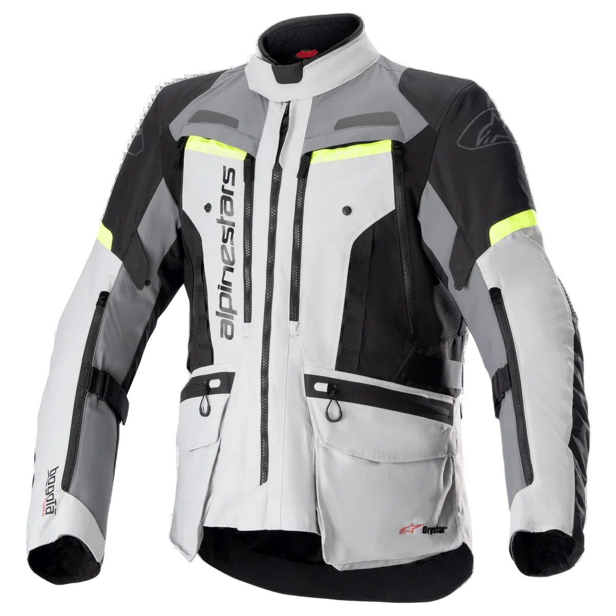 BLUSÃO ALPINESTARS BOGOTA PRO DRYSTAR CIZENTO BRANCO