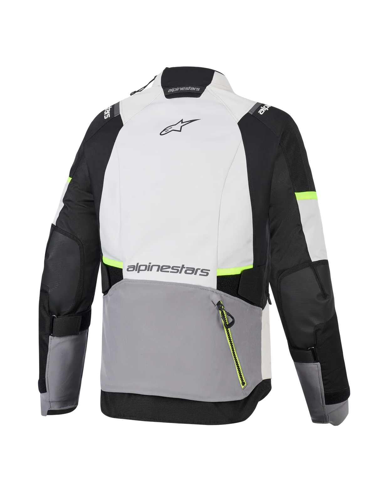 BLUSÃO ALPINESTARS ANDES V4 DRYSTAR PRETO / CINZA / NEON - Motoboxe