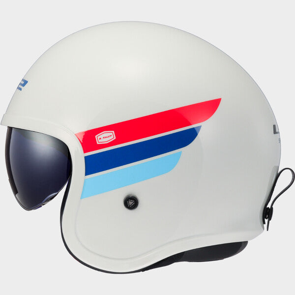 Capacete LS2 SPITFIRE II RETRO BRANCO
