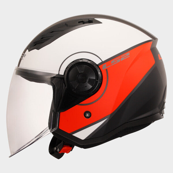 Capacete LS2 AIRFLOW II COVER VERMERLHO / BRANCO