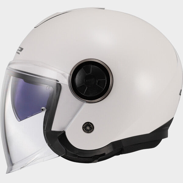 Capacete LS2 CLASSY BRANCO - Motoboxe