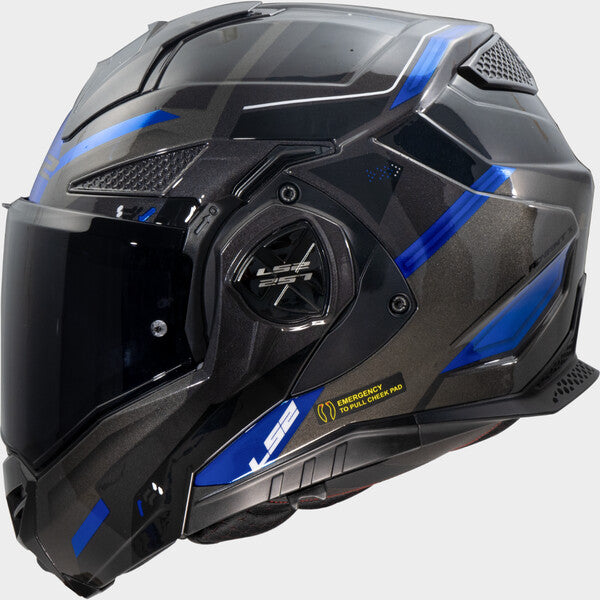 Capacete LS2 ADVANT X SPECTRUM AZUL / PRETO - Motoboxe