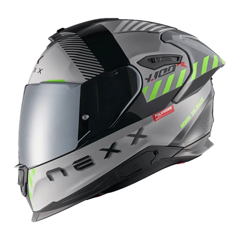 Capacete NEXX Y.100R FADE CIZENTO / PRETO - Motoboxe