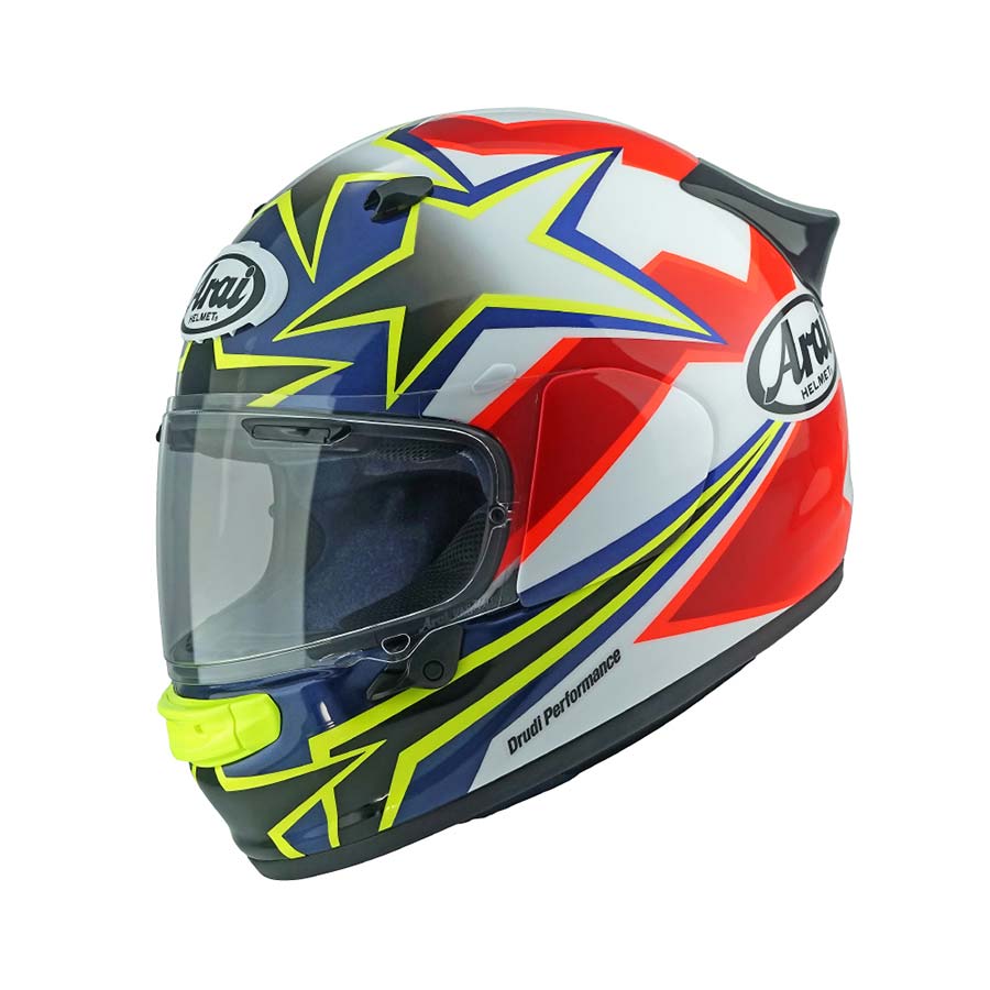 Capacete ARAI QUANTIC ESTRELAS E LISTRAS