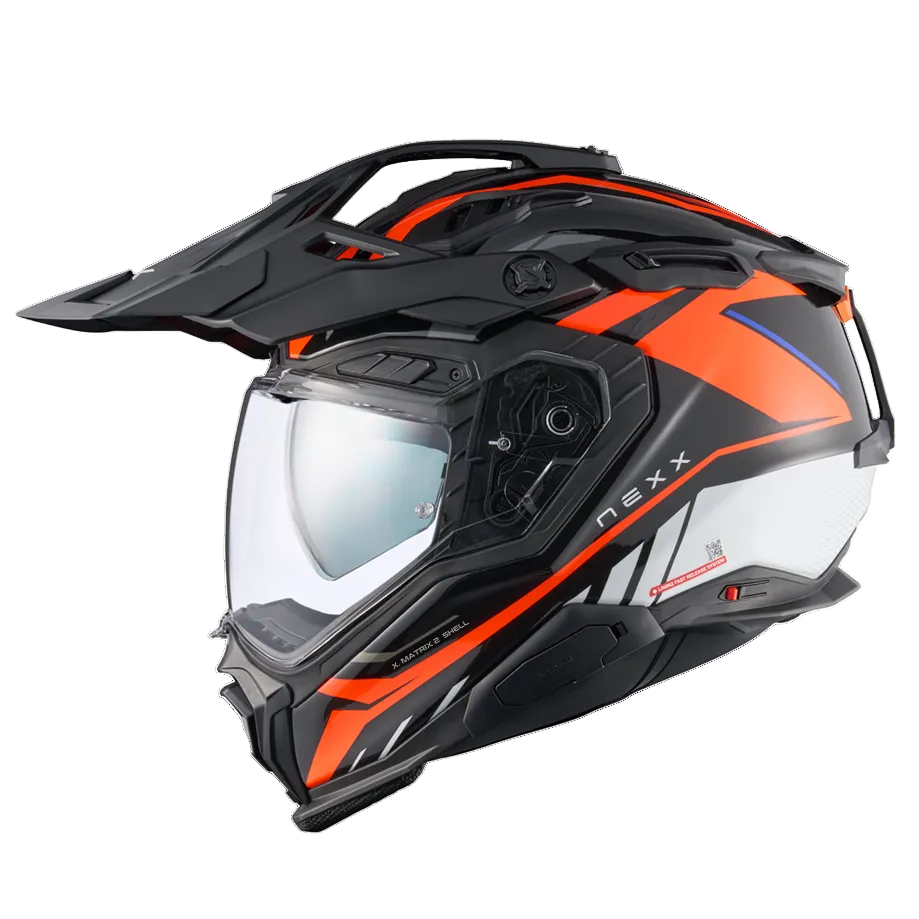 Capacete NEXX X.WED3 GOBI LARANJA / BRANCO - Motoboxe