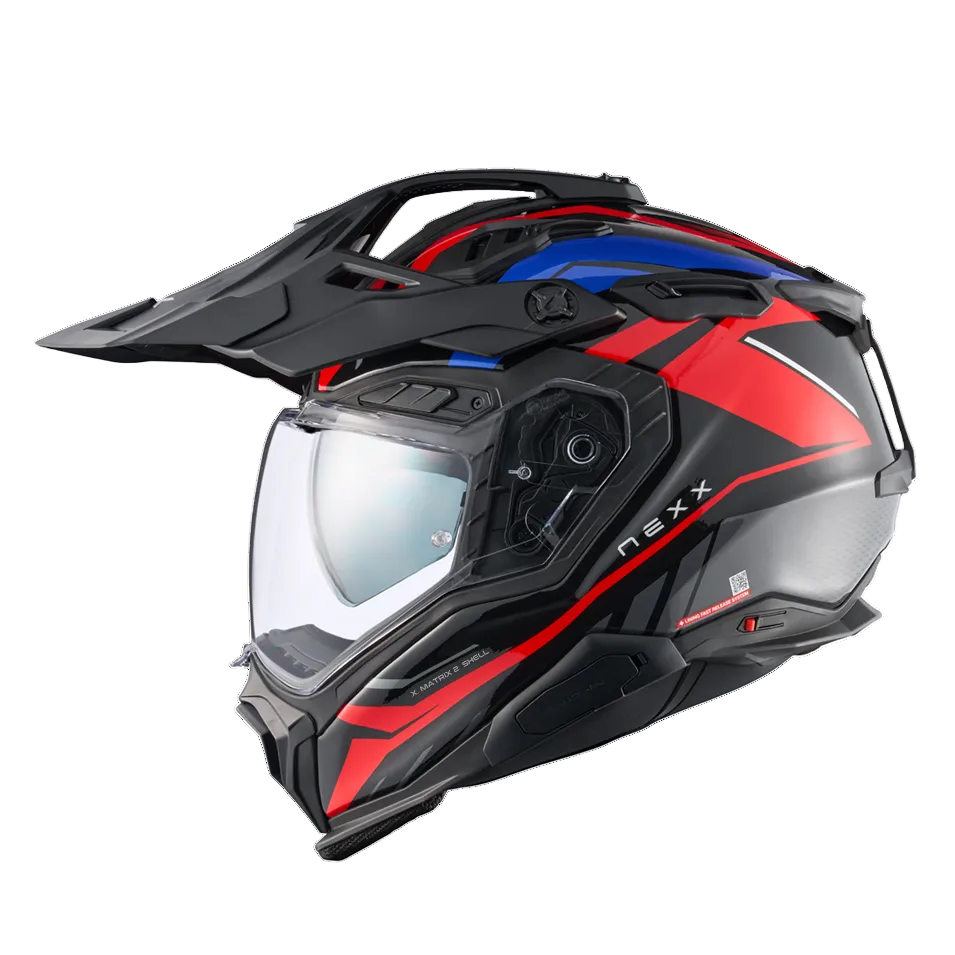 Capacete NEXX X.WED3 GOBI VERMELHO / AZUL - Motoboxe
