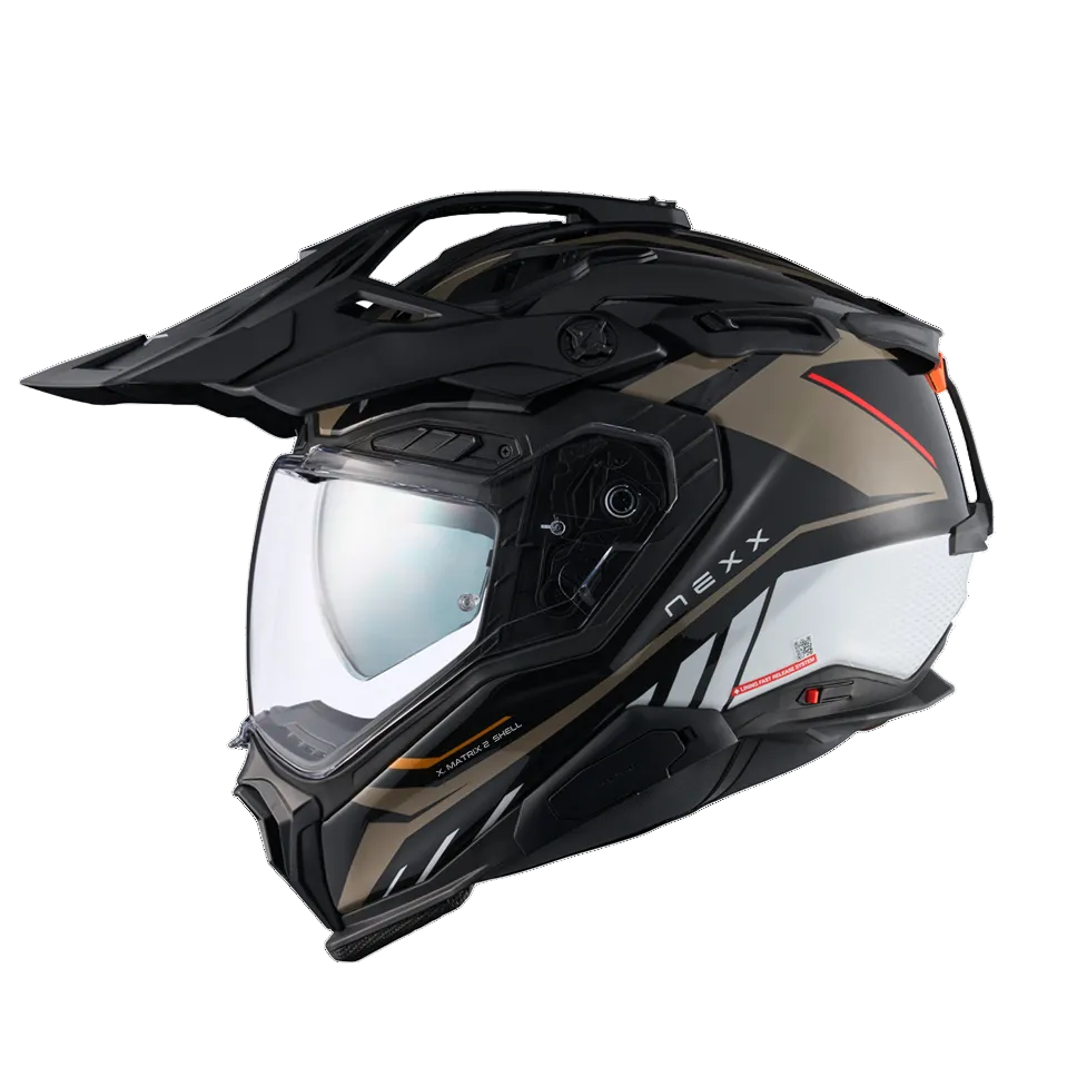 Capacete NEXX X.WED3 GOBI AREIA / BRANCO - Motoboxe