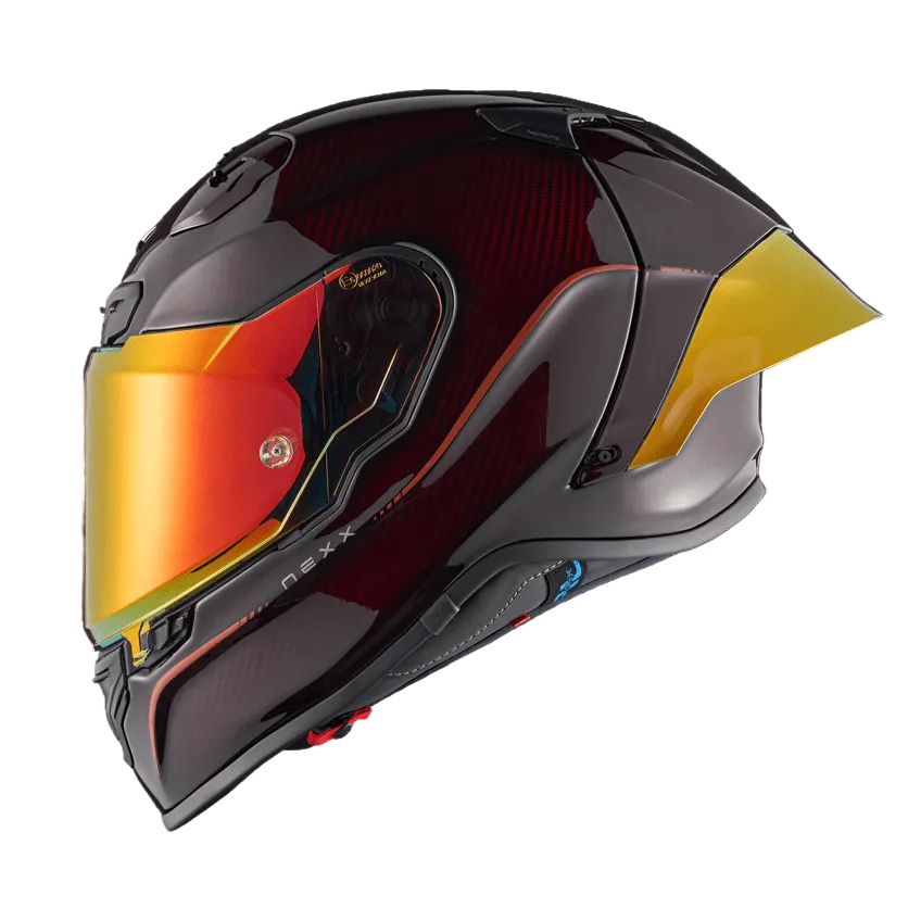 Capacete NEXX X.R3R CARBONO HAGIBIS VERMELHO - Motoboxe