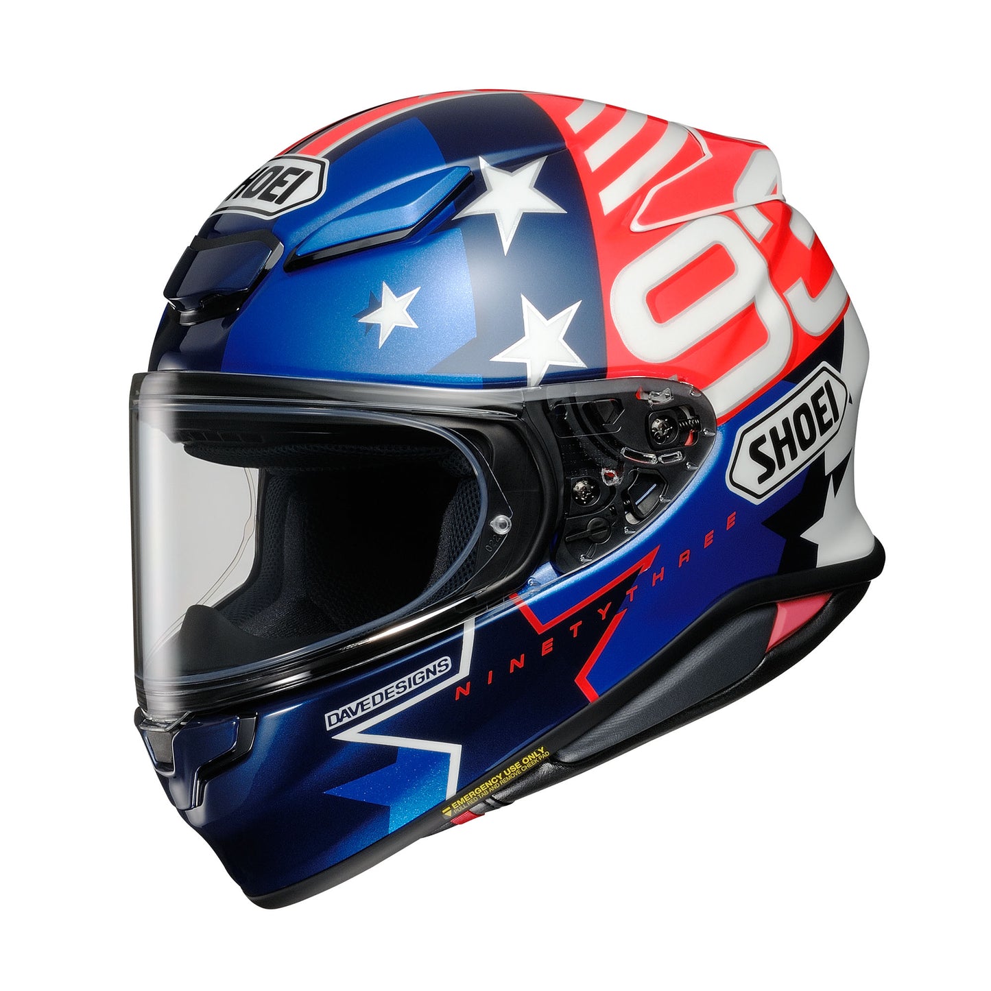 Capacete Shoei NXR2 Marquez American Spirit TC-10 - Motoboxe