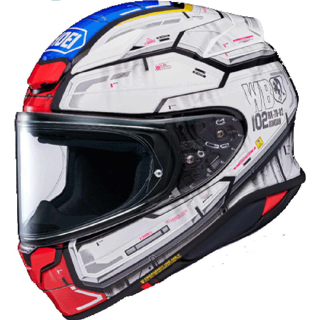 Capacete SHOEI NXR2 RX-78-02 GUNDAM TC-10 - Motoboxe