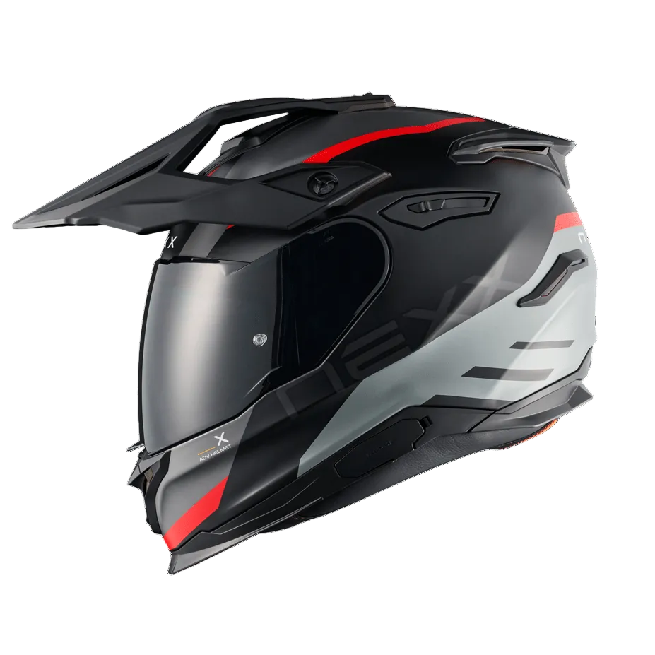 Capacete NEXX Y.TRAVL QUEST PRETO / VERMELHO - Motoboxe
