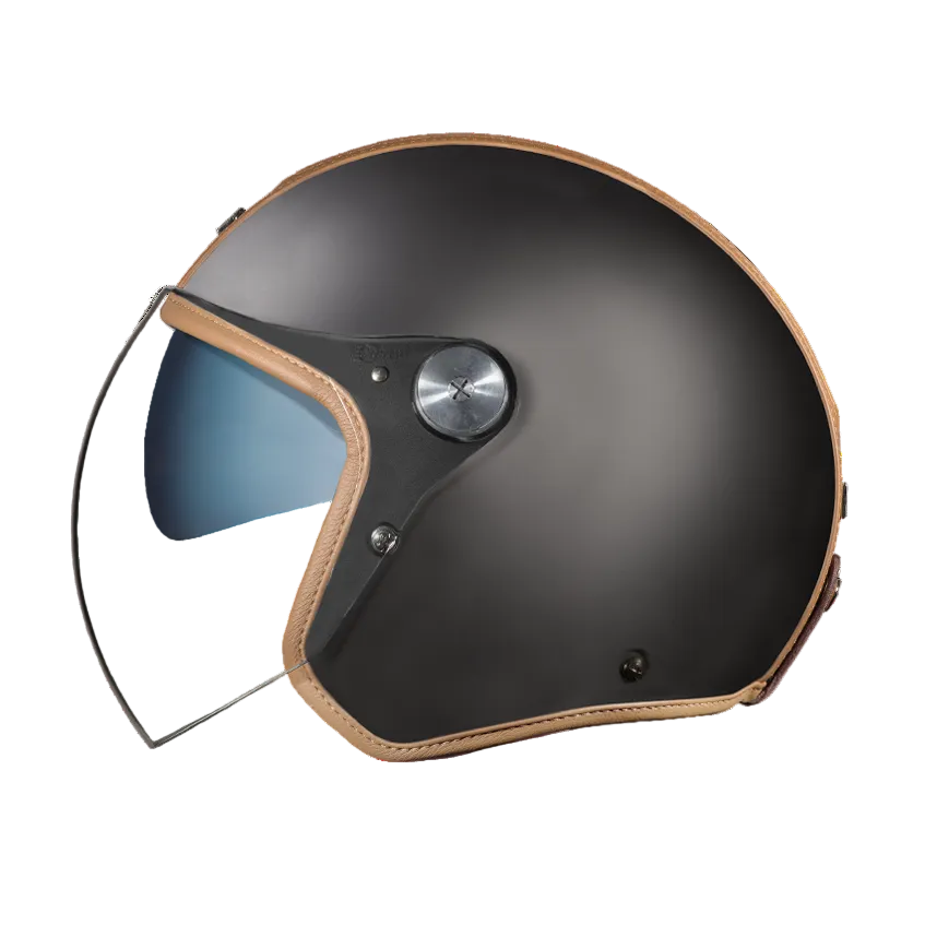 Capacete NEXX X.G30 GROOVY PRETO / CAMEL - Motoboxe