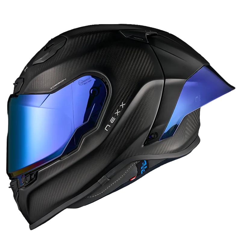 Capacete NEXX X.R3R CARBONO ZERO PRO 2 AZUL - Motoboxe