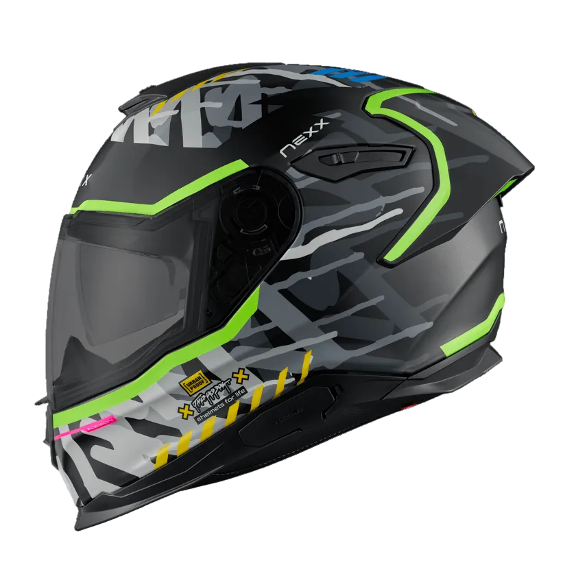 Capacete NEXX Y.100R URBANGRAM PRETO MT - Motoboxe
