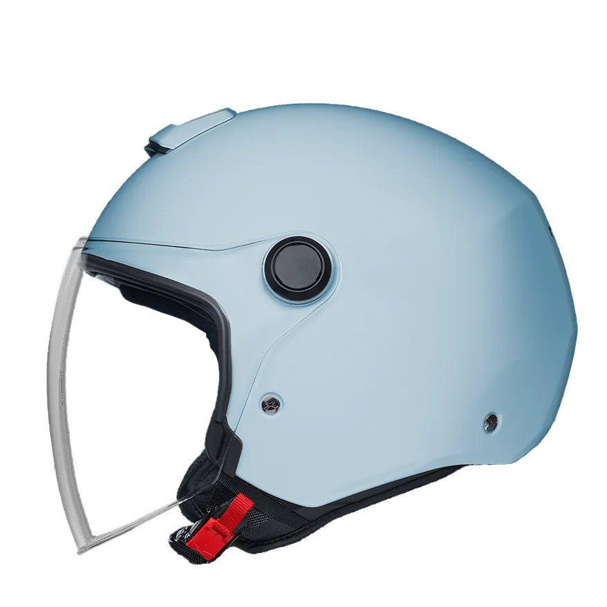 Capacete NEXX Y.10 PLAIN AZUL PASTEL - Motoboxe