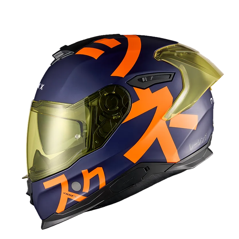Capacete NEXX Y.100R NIPPON AZUL INDIGNO - Motoboxe