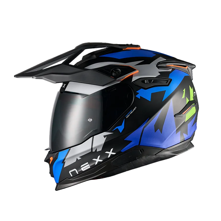 Capacete NEXX Y.TRAVL PRIMAL AZUL / NEON - Motoboxe