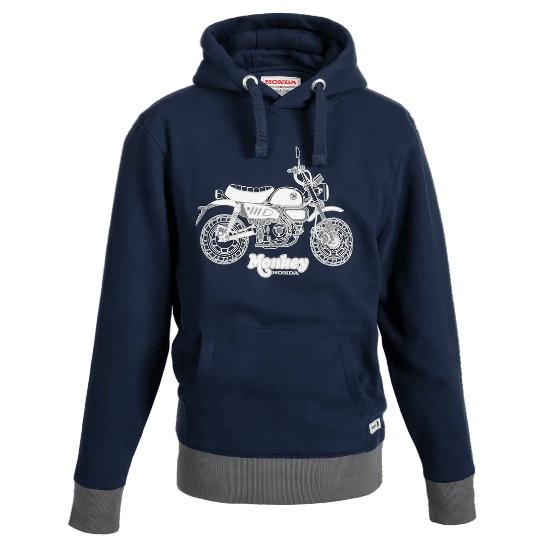 HONDA TRIBUTE MONKEY HOODIE AZUL - Motoboxe