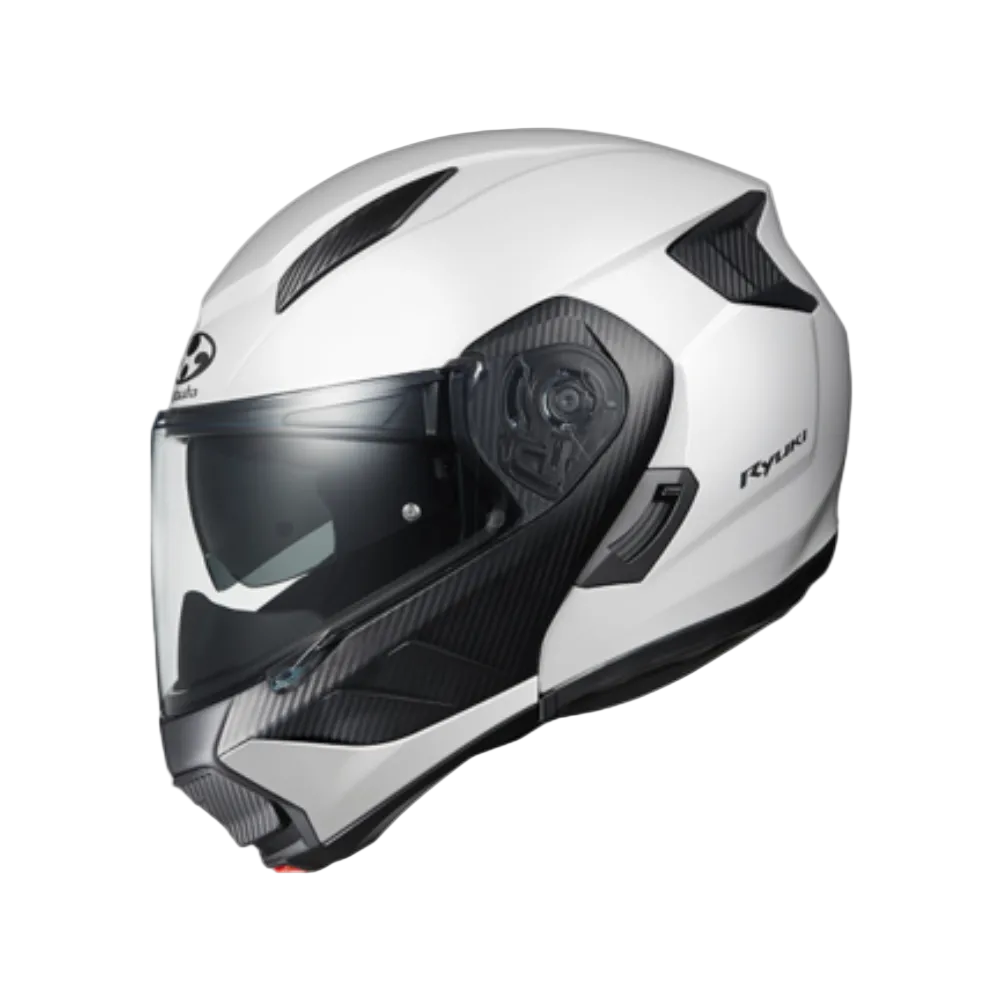 Capacete Kabuto Honda Ryuki Branco metalizado - Motoboxe