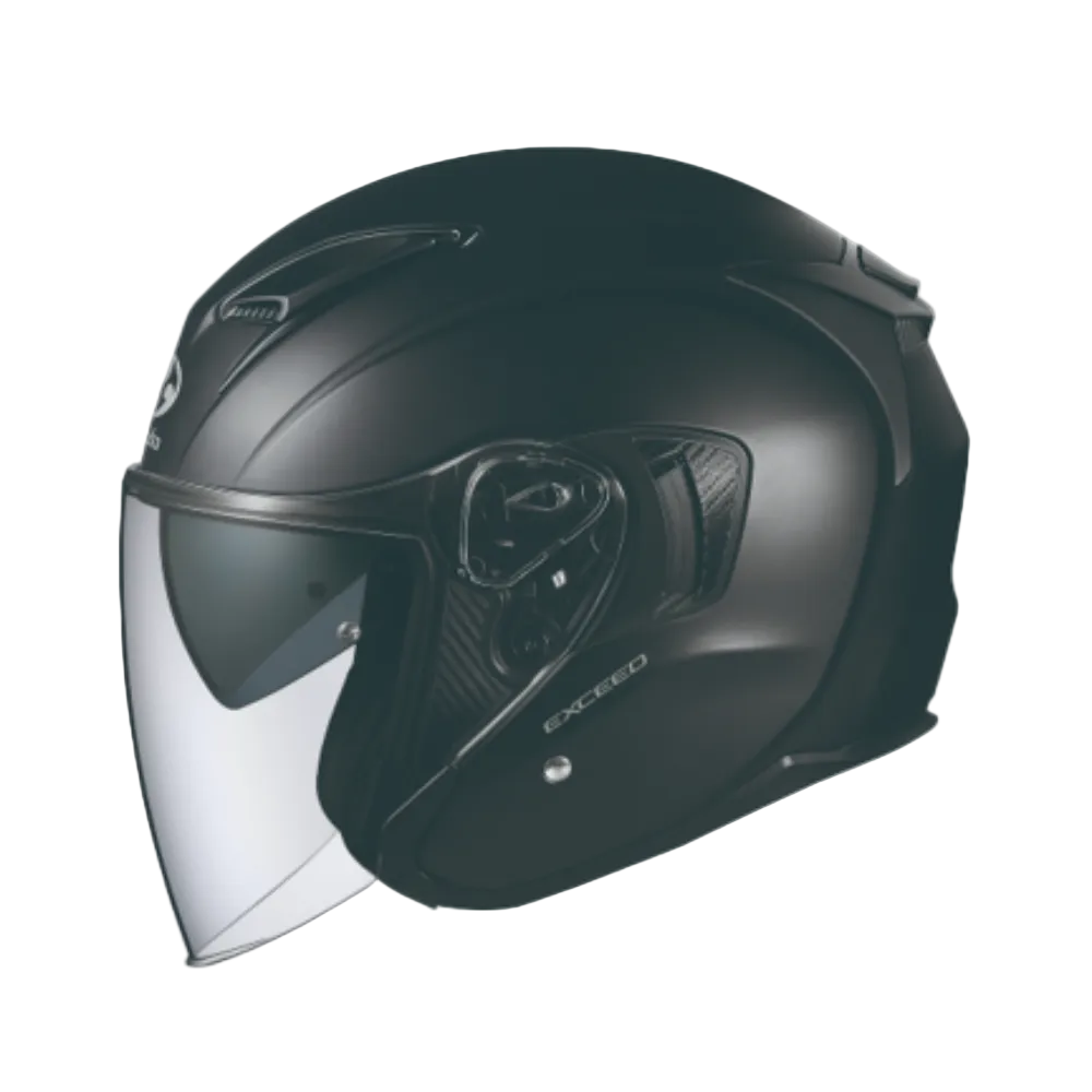 Capacete Kabuto Honda Exceed Preto Mate - Motoboxe