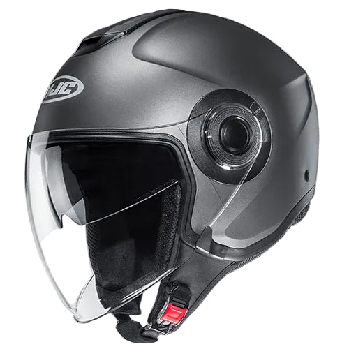 Capacete HJC I40N SEMI FLAT TITANIUM - Motoboxe