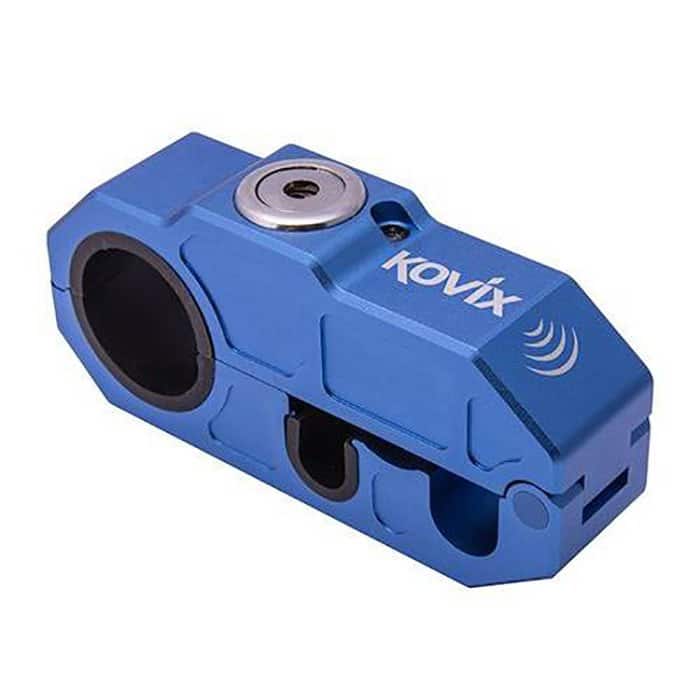 CADEADO KOVIX DE PUNHO C/ ALARME (AZUL)