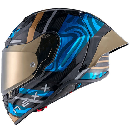 Capacete NEXX X.R3R CARBONO SWIRL SKY BLUE