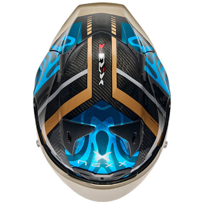 Capacete NEXX X.R3R CARBONO SWIRL SKY BLUE
