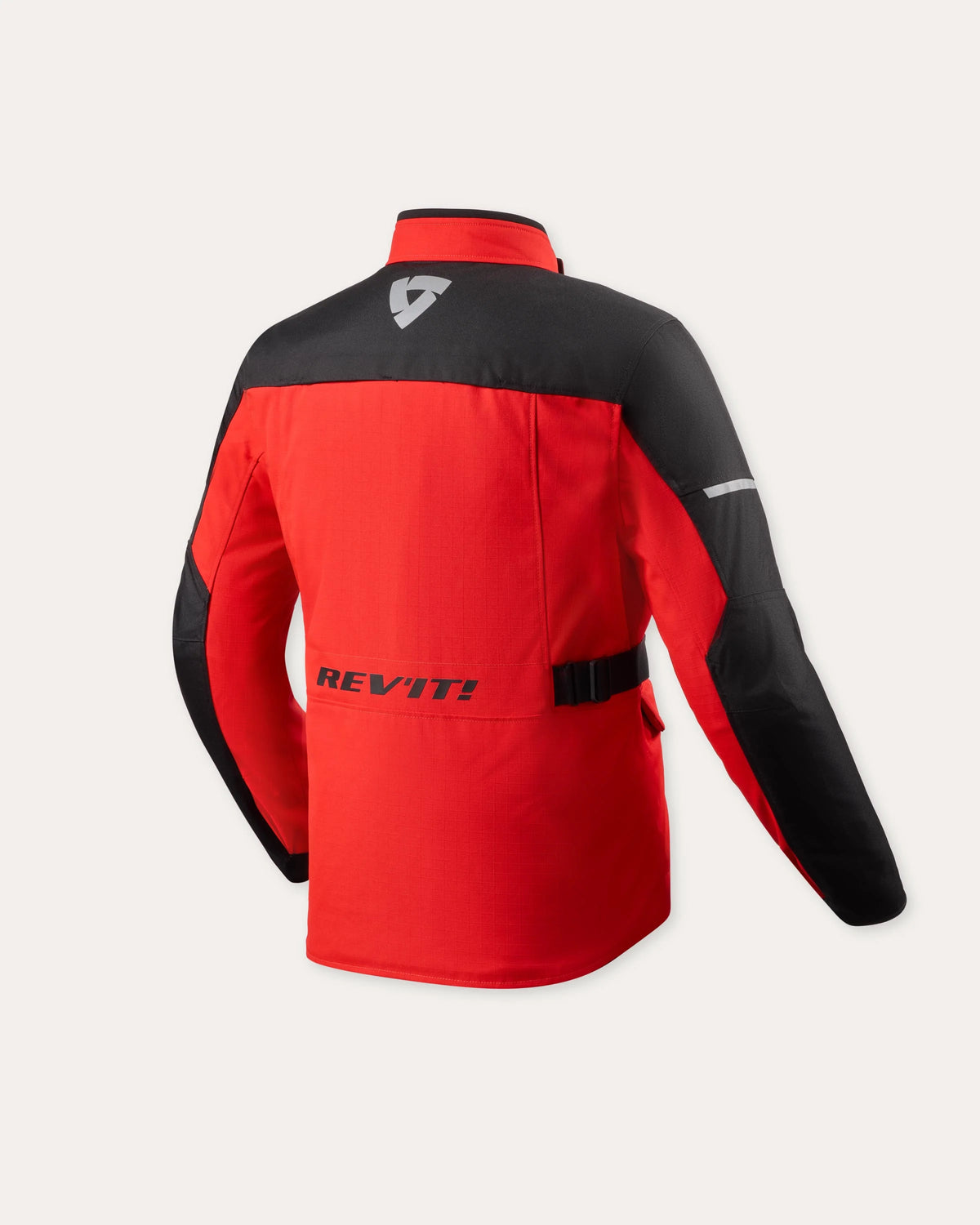 REV'IT BLUSÃO CONVERGENT H2O PRETO / VERMELHO - Motoboxe