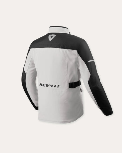 REV'IT BLUSÃO CONVERGENT H2O PRETO / BRANCO - Motoboxe
