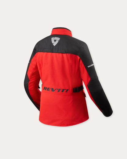 REV'IT BLUSÃO MULHER CONVERGENT H2O VERMELHO - Motoboxe