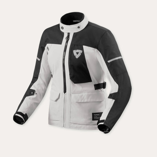 REV'IT BLUSÃO MULHER CONVERGENT H2O BRANCO / PRETO - Motoboxe