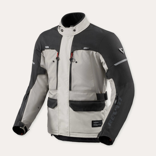 REV'IT BLUSÃO OUTBACK 5 H2O PRETO / BRANCO - Motoboxe