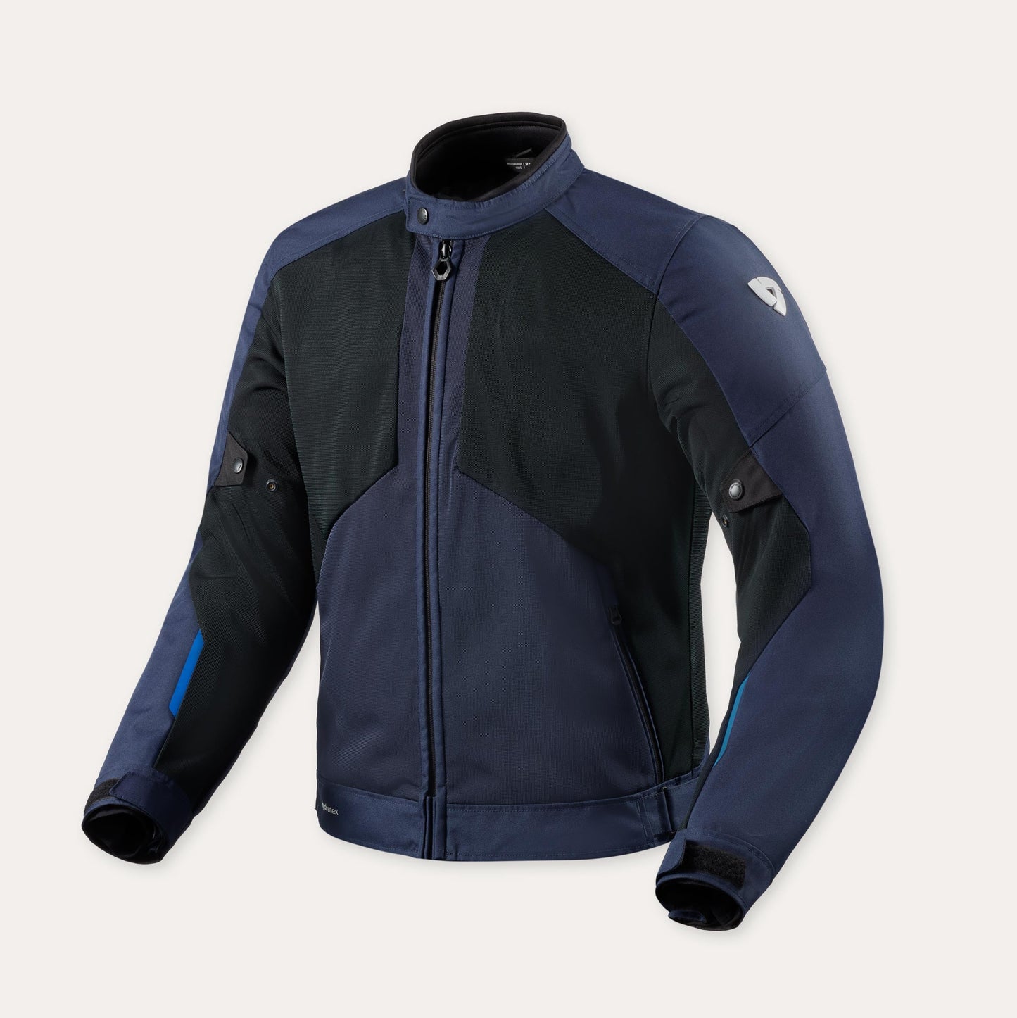 REV'IT BLUSÃO TORQUE 3 H2O AZUL ESCURO / PRETO - Motoboxe