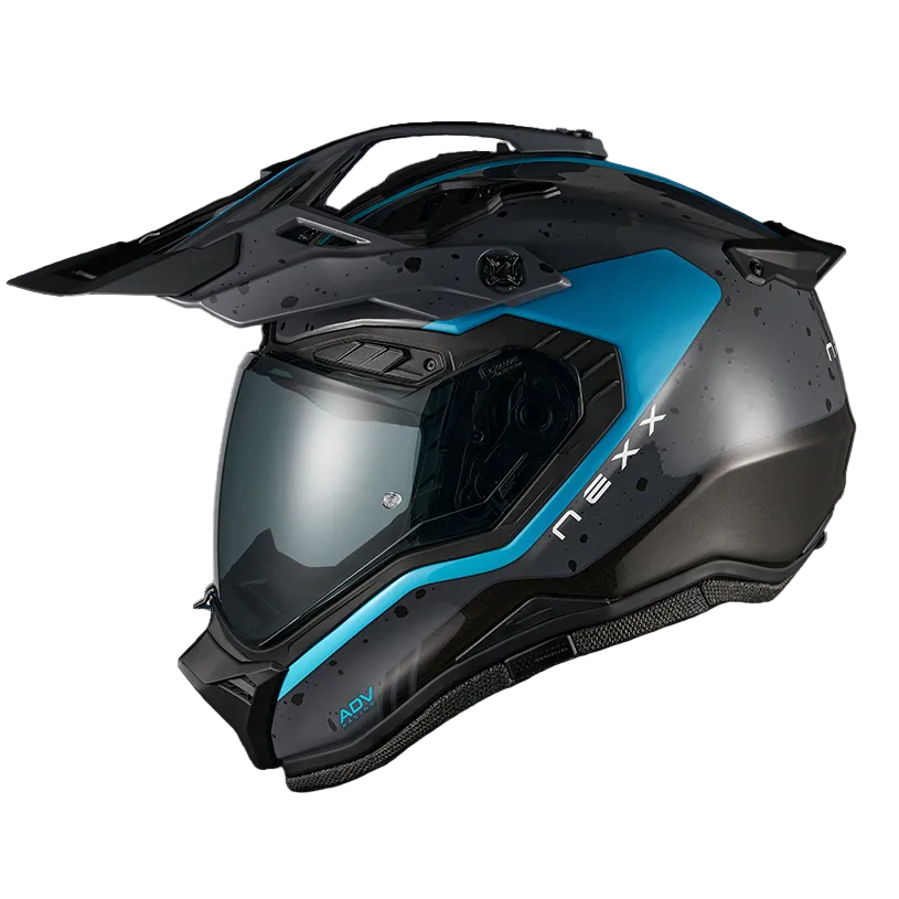 Capacete NEXX X.RALLY YUMA CIZENTO / AZUL - Motoboxe