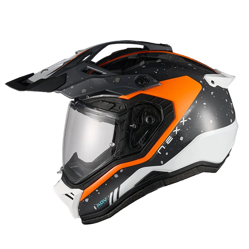 Capacete NEXX X.RALLY YUMA CIZENTO / LARANJA - Motoboxe