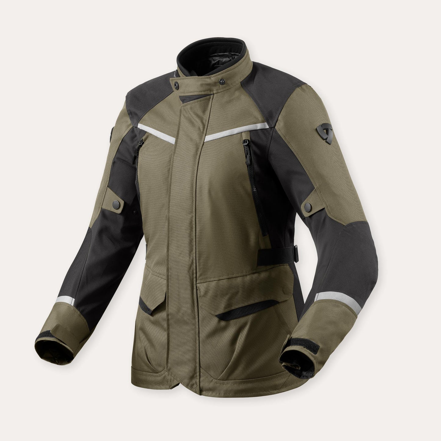 REV'IT BLUSÃO MULHER VOLTIAC 3 H2O VERDE MILITAR