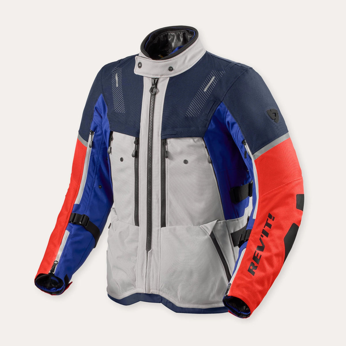 REV'IT BLUSÃO SAND 5 H2O AZUL / PRATEADO - Motoboxe