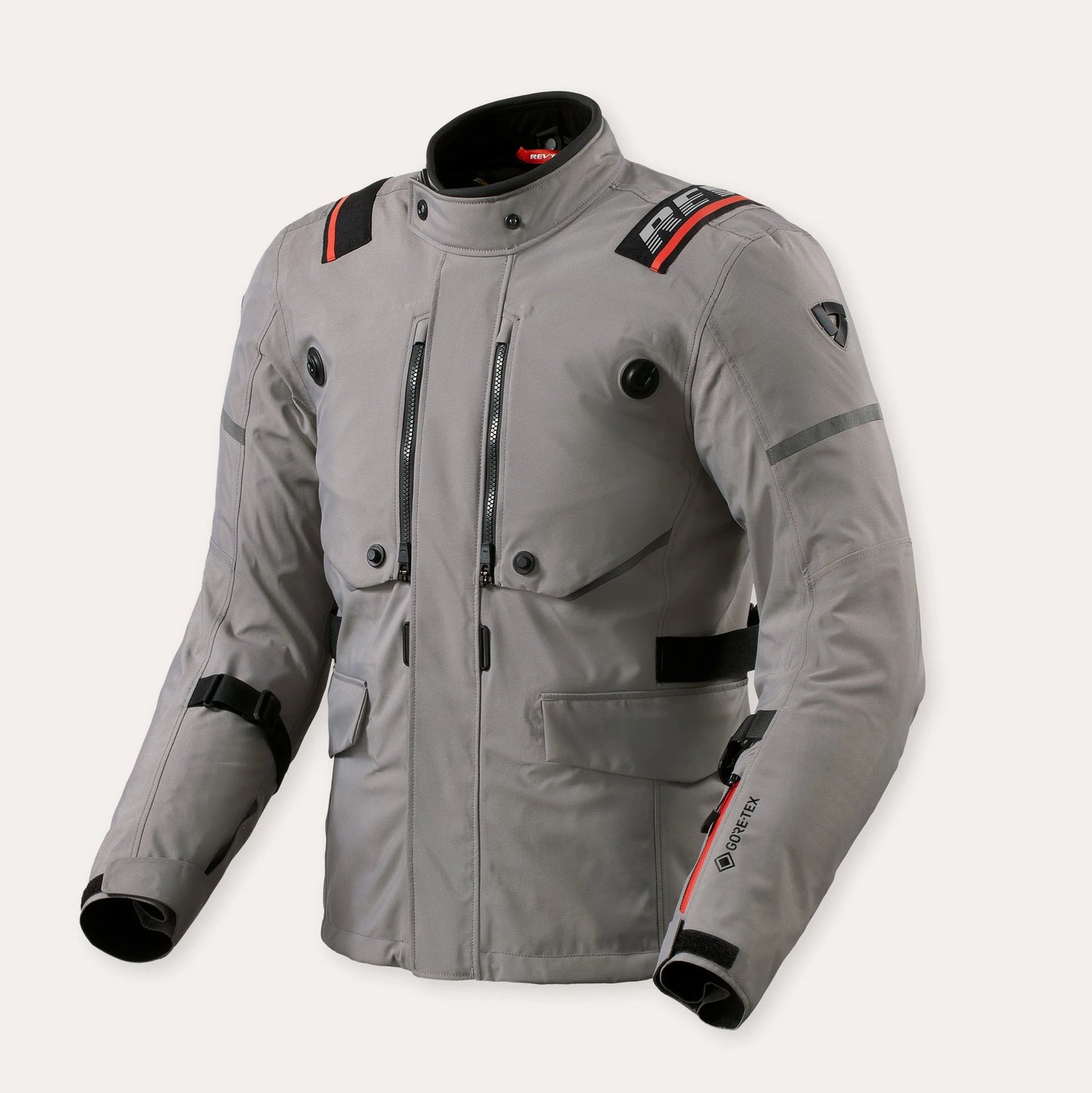 REV'IT BLUSÃO VERTICAL GTX CINZA ESCURO - Motoboxe