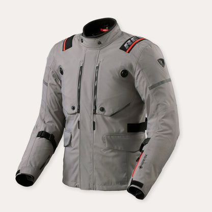 REV'IT BLUSÃO VERTICAL GTX CINZA ESCURO - Motoboxe