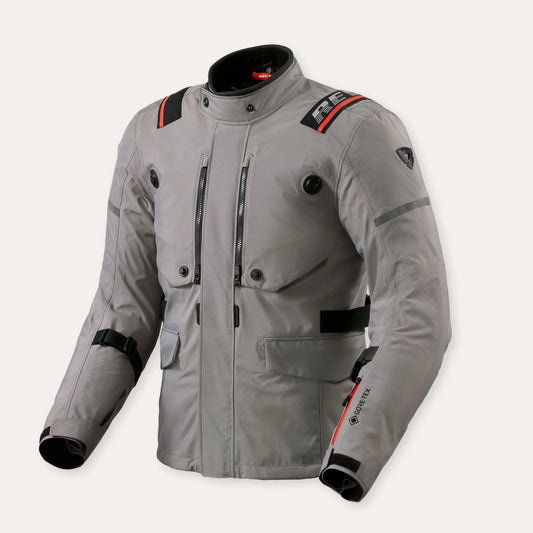 REV'IT BLUSÃO VERTICAL GTX CINZA ESCURO - Motoboxe