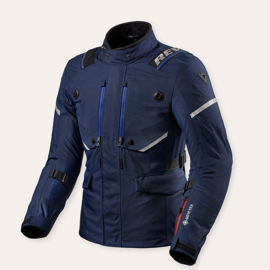 REV'IT BLUSÃO VERTICAL GTX AZUL ESCURO - Motoboxe