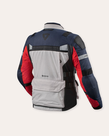 REV'IT BLUSÃO DEFENDER 3 GTX VERMELHO / AZUL - Motoboxe