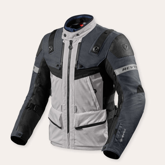 REV'IT BLUSÃO DEFENDER 3 GTX PRETO / CIZENTO - Motoboxe