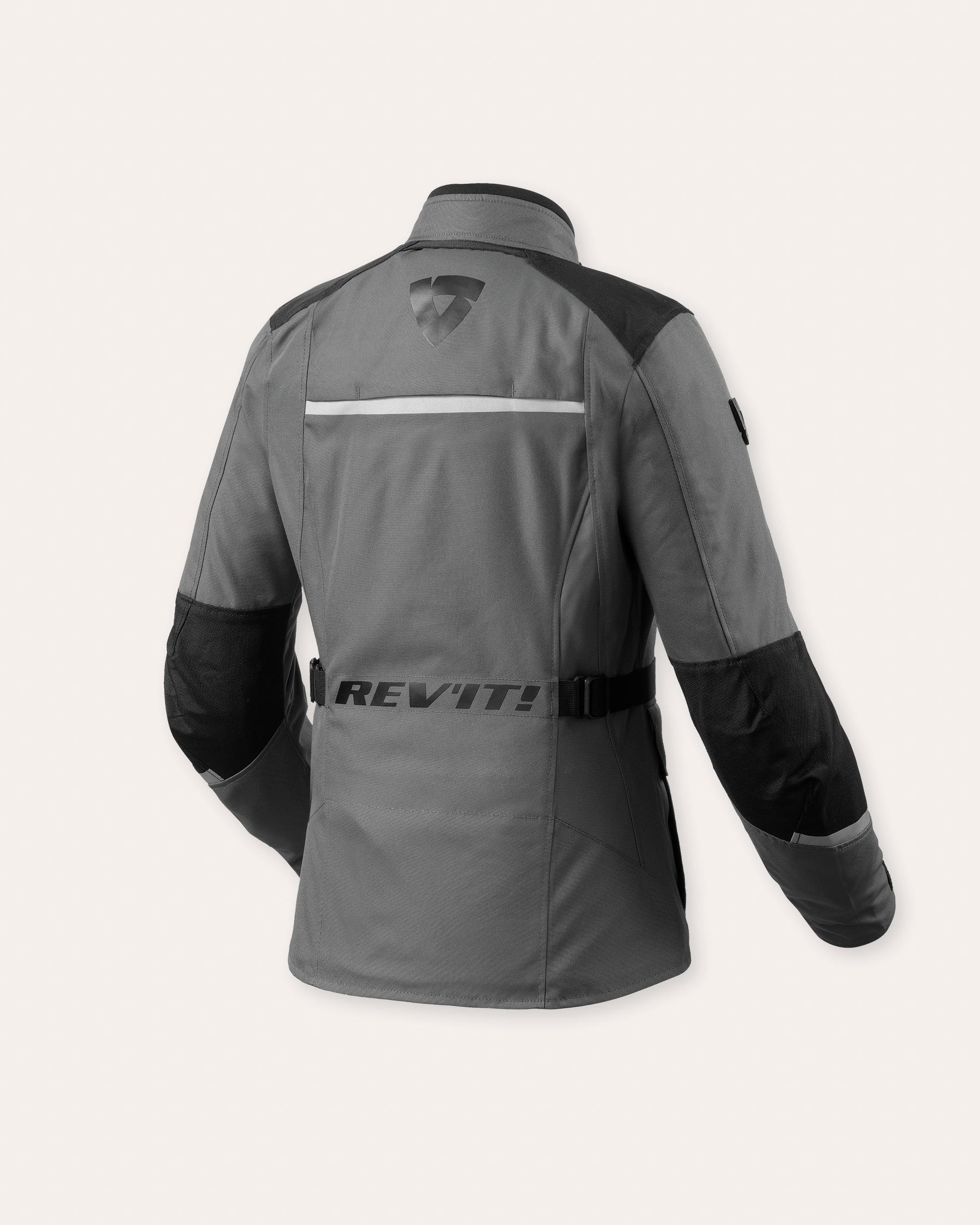REV'IT BLUSÃO MULHER VOLTIAC 3 H2O CINZA / PRETO - Motoboxe